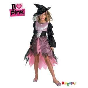    I Love Pink Charmed Witch Girls Costume   Medium Toys & Games