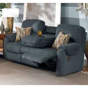  Double Reclining Sofa with Table & Massage by Lane 