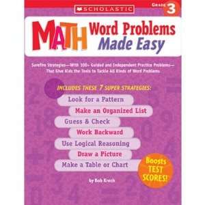   SC 0439529719 Math Word Problems Made Easy Gr 3 Toys & Games
