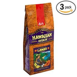 Melitta World Harvest Lawai Estate Coffee, 10 Ounce Bags (Pack of 3 