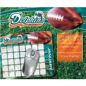  Miami Dolphins NFL Mouse Pad Calendars