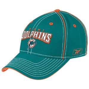  Reebok Miami Dolphins Aqua Athletic Colorblock Hat Sports 