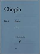 Chopin Etudes Piano Solo Henle Urtext Sheet Music Book  