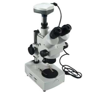 Stereo Microscope Zoom 3.5x 45x + 5.0MP USB Digital Camera  