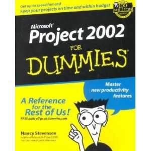 Microsoft Project 2002 for Dummies **ISBN 9780764516283**