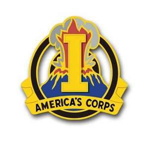 United States Army 1st US Army Corps Unit Crest Patch Decal Sticker 3 