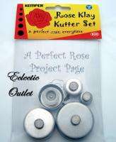KEMPER Cutter Rose Polymer CLAY MOLDS FIMO SCULPEY Tool  