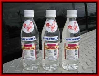 PURE VANILLA FLAVORING 3 Bottle Mexican DANNCY Clear  