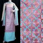 lt blue cotton indian salwar kameez suit material resha quick