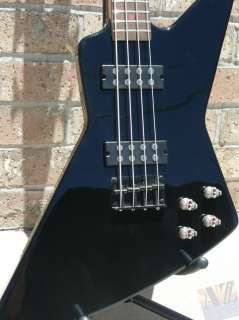 Dean Z Metal Man 2A Bass Guitar Dual 2 Band Pickup Chainsaw Inlays Pre 