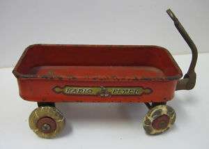 Antique Radio Flyer Toy Miniature wagon Chicago 1933  