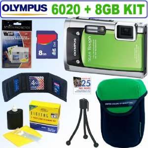  Olympus Stylus Tough 6020 14MP Digital Camera (Green 