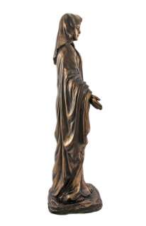 Bronze Finish Virgin Mary Statue Madonna Holy Mother  