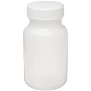 Wheaton 209673 Round Packer Bottle, Natural HDPE, 4oz. With 38 400 