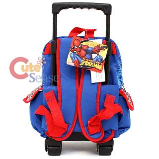 Marvel Spider Sense Spiderman Roller Backpack Rolling Bag Small 4