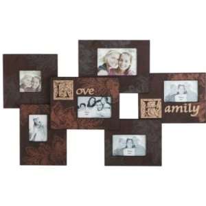  Family Love Photo Collage Frame Wood Glass 18 X 2 X 29 