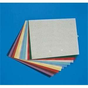 Worldwide Plastic Canvas Sheets 10 1/2X13 1/2   Assorted (Pack 