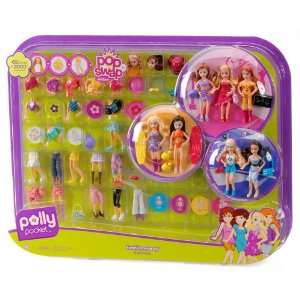  Polly Pocket Fashion Frenzy Superset   62 Piece Set Toys & Games