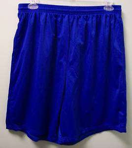 MENS Blue Nylon Mesh Sports Shorts 3XL 3 XL NEW  
