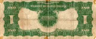 1899 $1 Dollar Black Eagle Silver Certificate  
