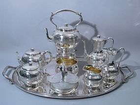 Fabulous Antique Tiffany Sterling Tea and Coffee Set  