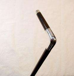   Elegant Sterling Silver Handled Rosewood Walking Stick C 1900  