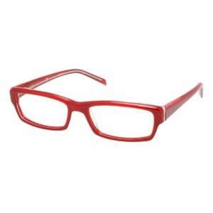  Prada Vps 09A Red Frame/Clear Lens 53Mm Health & Personal 