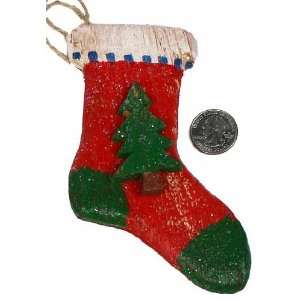   of 12 Primitive Wooden Stocking Ornaments: Arts, Crafts & Sewing