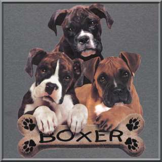 Boxer Puppies Bone Uncropped Dog SWEATSHIRT S 2X,3X,4X  
