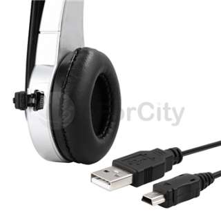 Silver Bluetooth Headset For Sony Playstation PS3 Slim  