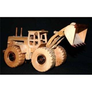   Wooden Toy Tractor Classic Vintage Model CMC_EARTHMOVER_001