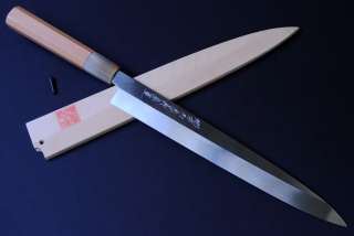 Japanese sushi chef knife, Sashimi knife, Yanagi YOSHIHIRO Honyaki 