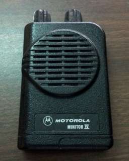 Motorola Minitor IV 4 Fire EMS Police VHF First Responder Pager  