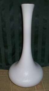   Vtg Royal Haeger Textured White Pottery Ewer Pitcher Floor Vase  