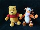 Mattel Disney Plush Small Figures POOH & TIGER 1999