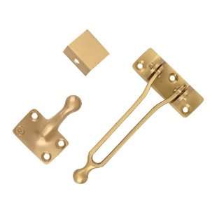   Solid Brass Swing Bar Door Guard with Angle Protector and Arm Length