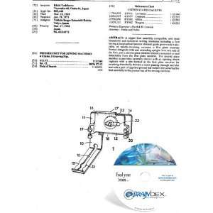    NEW Patent CD for PRESSER FOOT FOR SEWING MACHINES 