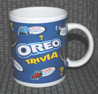 Coffee Mug Cup Nabisco Oreo Cookies Trivia Vintage Mugs  