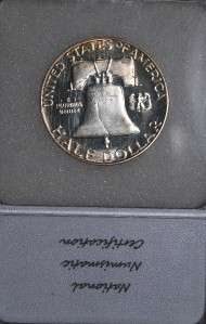 1955 DCAM Proof Franklin Half Dollar 50C Silver US Coin *RARE*  