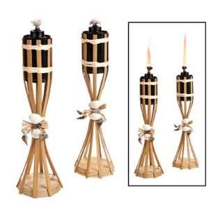  Polynesian Tabletop Torches   Party Decorations & Lighting 