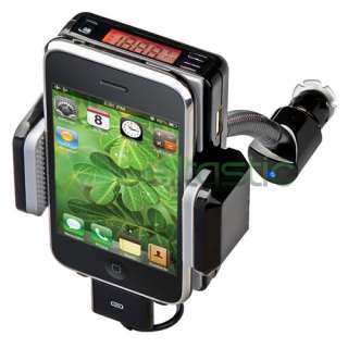 Black Car  FM Transmitter Accessory For Apple Iphone 3G S 3GS 8GB 