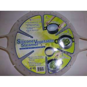  Silicone Vegetable Steamer Clear Color Veggie Steam 
