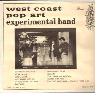 WEST COAST POP ART EXPERIMENTAL BAND Volume One 1994 exact re issue EX 