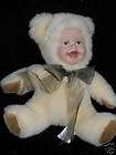 Porcelain Bisque Doll real lashes plush EASTER BUNNY  