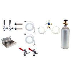   235 beer 2337 ext 140 two tap wall mount refrigerator conversion kit w