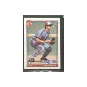  1991 Topps Regular #220 Tim Wallach, Montreal Expos Baseball 