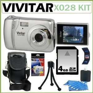  Vivitar Itwist 10.1MP Flip Screen Digital Camera in Silver 